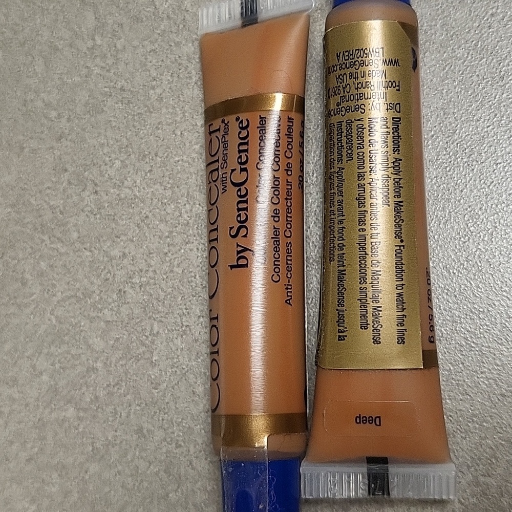 Senegence color concealer/blender, deep in color, new in pkg